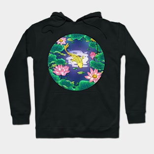 Minhwa: Moonlight Pond  H Type (Korean traditional/folk art) Hoodie